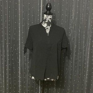 BLACK IRIS BLOUSE